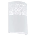 Eglo White Carmelia 1x60W Wall Sconce in White Finish 91416A